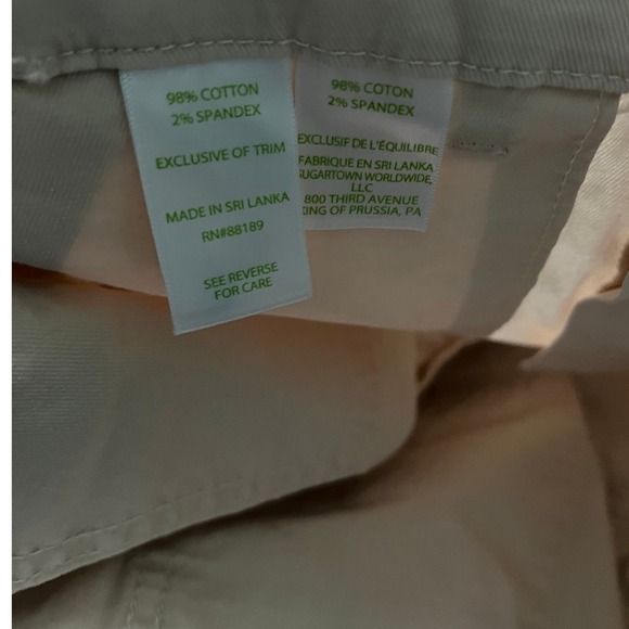 Lilly Pulitzer Khaki Shorts Utility Pockets Casual Everyday Wear Size 2 - Picture 5 of 5